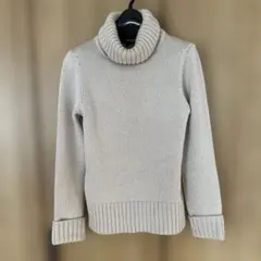 Theory グレー×ラメ　タートルネック ニット