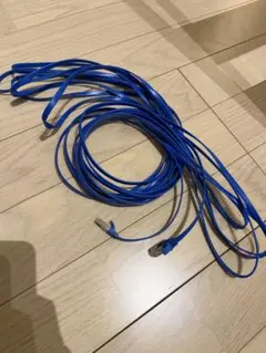 【10m】ELECOM LANケーブル 青