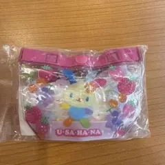 サンリオ　プールバッグ風 ミニポーチ2 ウサハナ　ガチャ