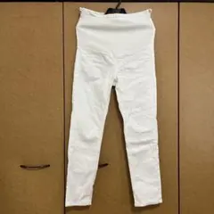 無印良品　BOYFIT マタニティパンツ Sサイズ ホワイト
