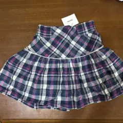 BeBe チェック柄スカート 130cmのサムネイル