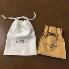 COACH & NINA RICCI アクセサリー巾着袋セット