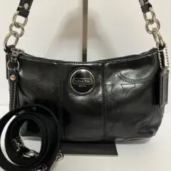 00s y2k archive coach hand bag black