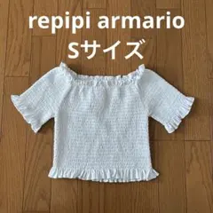 repipi armario ミニ丈トップス　白　Sサイズのサムネイル