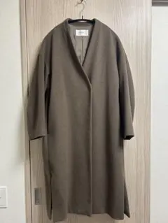 【NOLLEY'S】ノーカラーロングコート