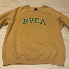 RVCA ルーカ ロゴ スウェット トレーナー ベージュ XL 裏起毛