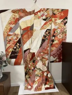 美品 総絞り 正絹振袖 金彩友禅 7点フルセット チェリーピンク - メルカリ