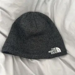 THE NORTH FACE ニット帽 ダークグレー　黒