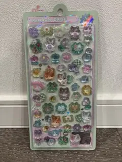 【正規品】ボンボンドロップシールオリジナル　ねこねこボンボン