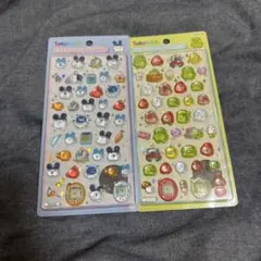 正規品　たまごっち ボンボンドロップシール 2種セット サンスター文具