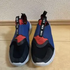 SKECHERS スリッポンスニーカー 青赤黒
