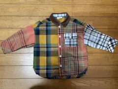 【再値下げ】BREEZE チェック柄シャツ サイズ80