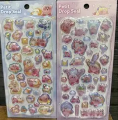 カービィ プチドロ　ステッカー2シートセット