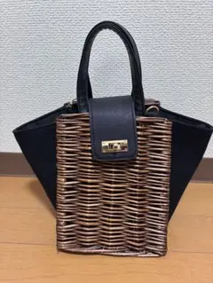 しまむら　カゴバッグのサムネイル