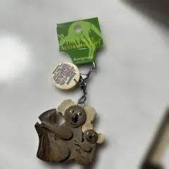 コアラ 親子 木製キーホルダー オーストラリア土産