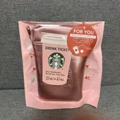 スターバックス SAKURA2026 ミニポーチ　ギフトピンクチケット付