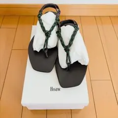 【新品未使用】Whim Gazette Hoaw. ロープフラットサンダルのサムネイル