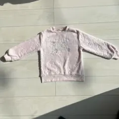 ピンク 星柄 トレーナー 長袖