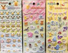 4/20発送【ポケットモンスター シール 3枚セット】ポケモン プチプチシール