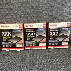 未開封★美品BUFFALO 480GB SSD-PG480U3-BA 外付け SSD-PG480U3-BA 外付けSSD USB-A接続 (PS5対応) ブラック [480GB