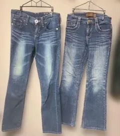 EDWIN　他デニム　ジーンズ　2本組