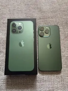 【中古】iPhone13promax アルパイングリーン 256GB iPhone 13 Pro Max - 256GB アルパイングリーン SIMフリー｜iPhoneの