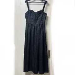 リリーブラウン♡グリッターキャミソールロングワンピース