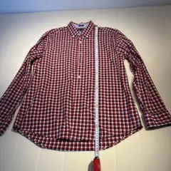 TOMMY HILFIGER ストレッチチェックシャツ L