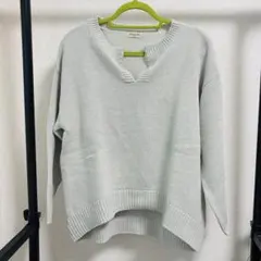 SamansaMos2 Vネック ニット セーター