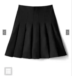 GRL インパン裏地付きプリーツミニスカート　[at2171]