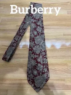 Burberrys フラワーパターン ネクタイ 大剣9cm