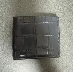 COACH　折財布　牛革クロコダイル型押し　新品未使用