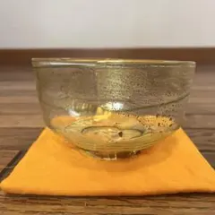 貴重・未使用】稲嶺盛吉 初期作品 琉球ガラス ガラス鉢 大山工房時代