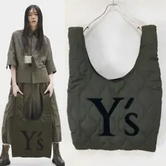 Y's ワイズ 22PRE NYLON TWILL QUILT BAG カーキのサムネイル