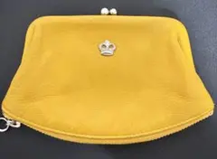 濱野皮革工藝 がま口 財布 牛革 ミニウォレット コインケース