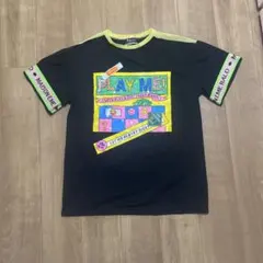 黒Tシャツ　ビーズ付き