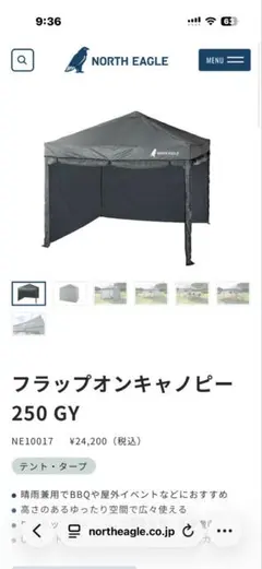 セール中限定出品】 ロゴス LOGOS タープ 300E-AI - メルカリ