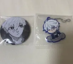 ブルーロック 凪誠士郎 ラバーストラップ 缶バッジ 推しキャラバッジ