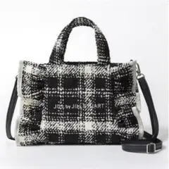 JILL by JILL STUART ツイードフリルバッグ　BLACK ver