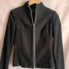 INDIVI ブラック ジャケット 38レディース