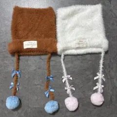 ディズニー　ニット帽　カップル　ペアルック　お揃い　帽子　カチューシャのサムネイル
