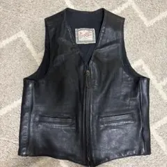 The Transatlantic Clothing 本革ベスト The Transatlantic Clothing/エアロレザー レザーベスト - メルカリ