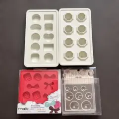【まとめ売り】PADICO ソフトモールド 半球 シリコン型 手芸 レジン