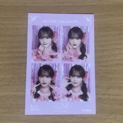 =LOVE イコラブ 髙松瞳 4カットフォトカード 魔法少女