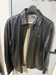 お*ね様 Polo by Ralph Lauren スイングトップ レザージャケのサムネイル