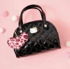 サンリオ　ハローキティ　エナメル　ミニボストン　キルティング バッグ 楽天市場】ハローキティ エナメル ミニボストン キルティング