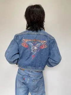 希少モデル Harley Davidson デニムジャケット y2k 短丈のサムネイル