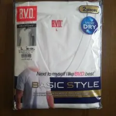 B.V.D. VネックTシャツ Lサイズ 2枚セット　【新品未開封】