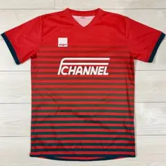 【新品未使用】alegre フットサル ユニフォーム シャツ 赤 緑 L #1