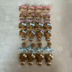 ネイルパーツ キティ 日焼けキティ　ハローキティ　平成ギャル　y2k 24個